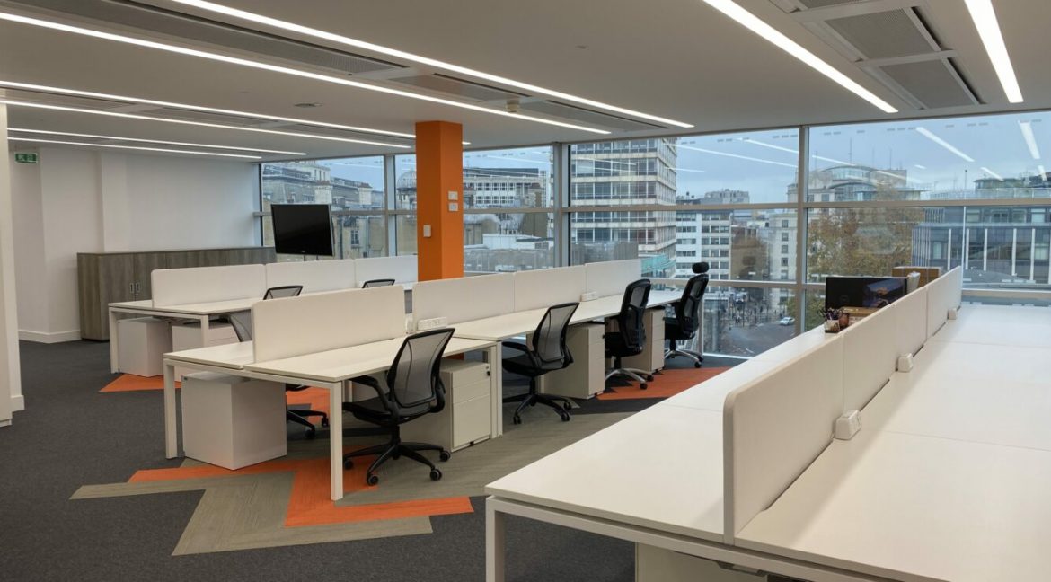 110 High Holborn open plan office space (4)